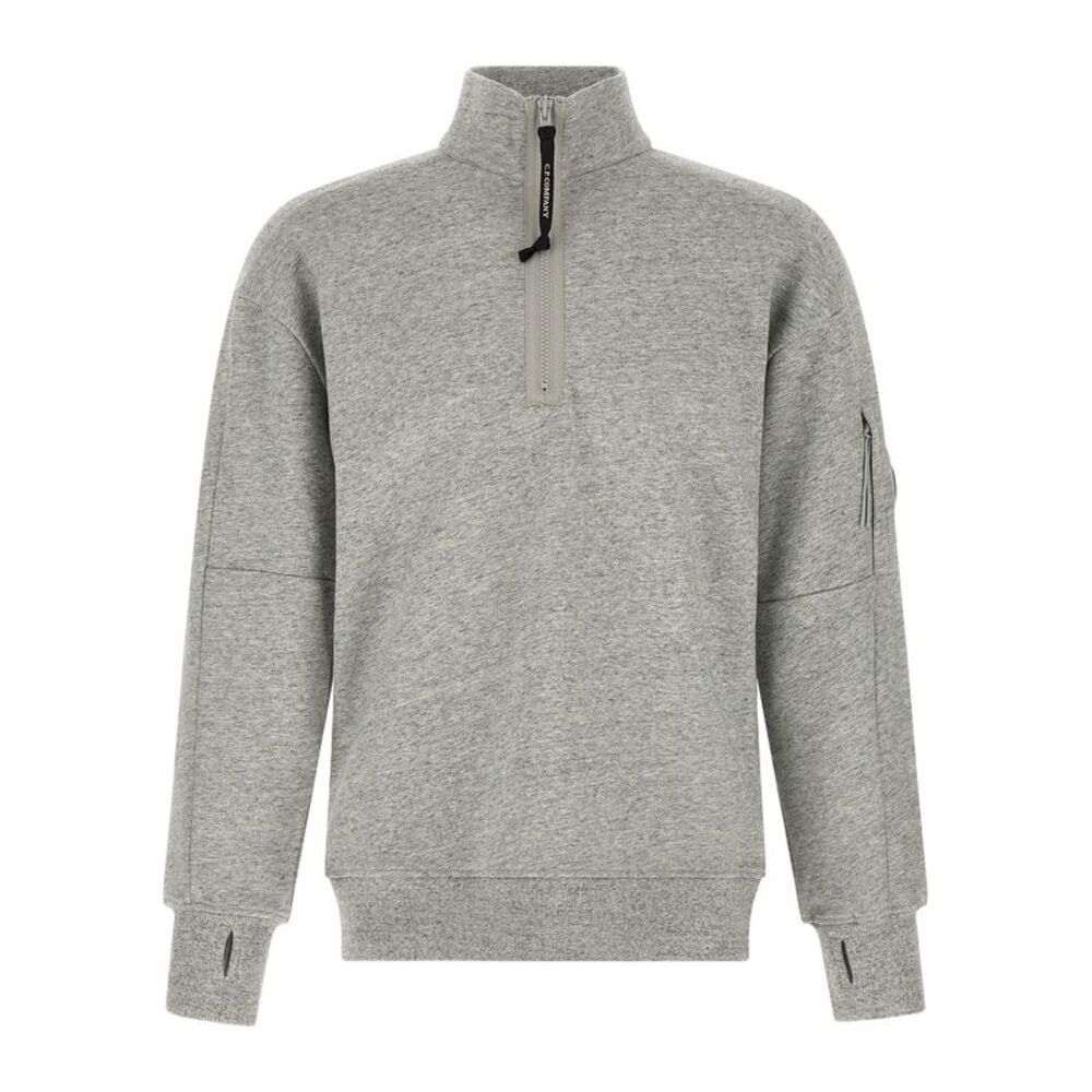 C.P. Company Men 'Diagonal Raised Fleece ' Sweatshirt And Lens Detail